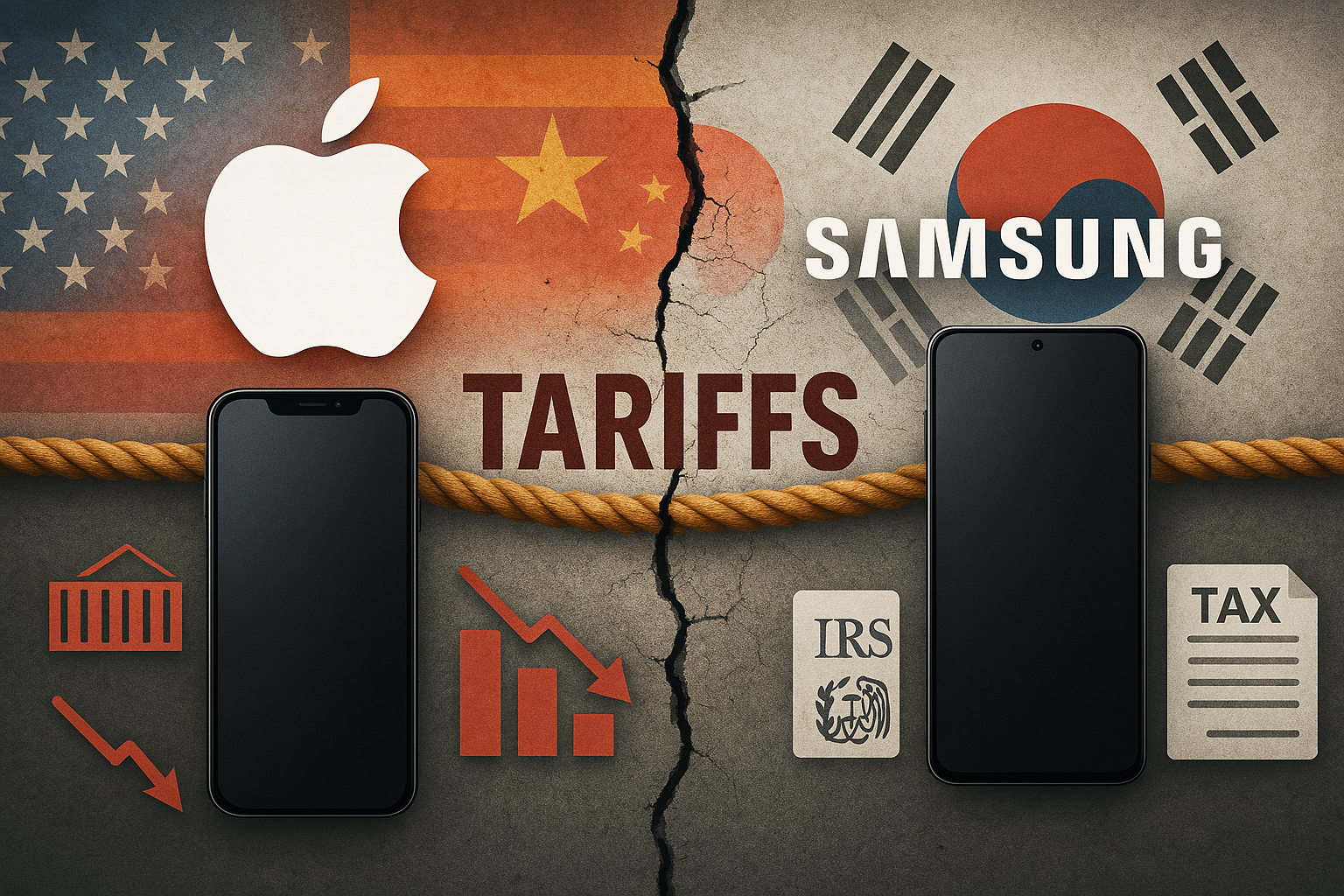 Apple vs Samsung Tariffs